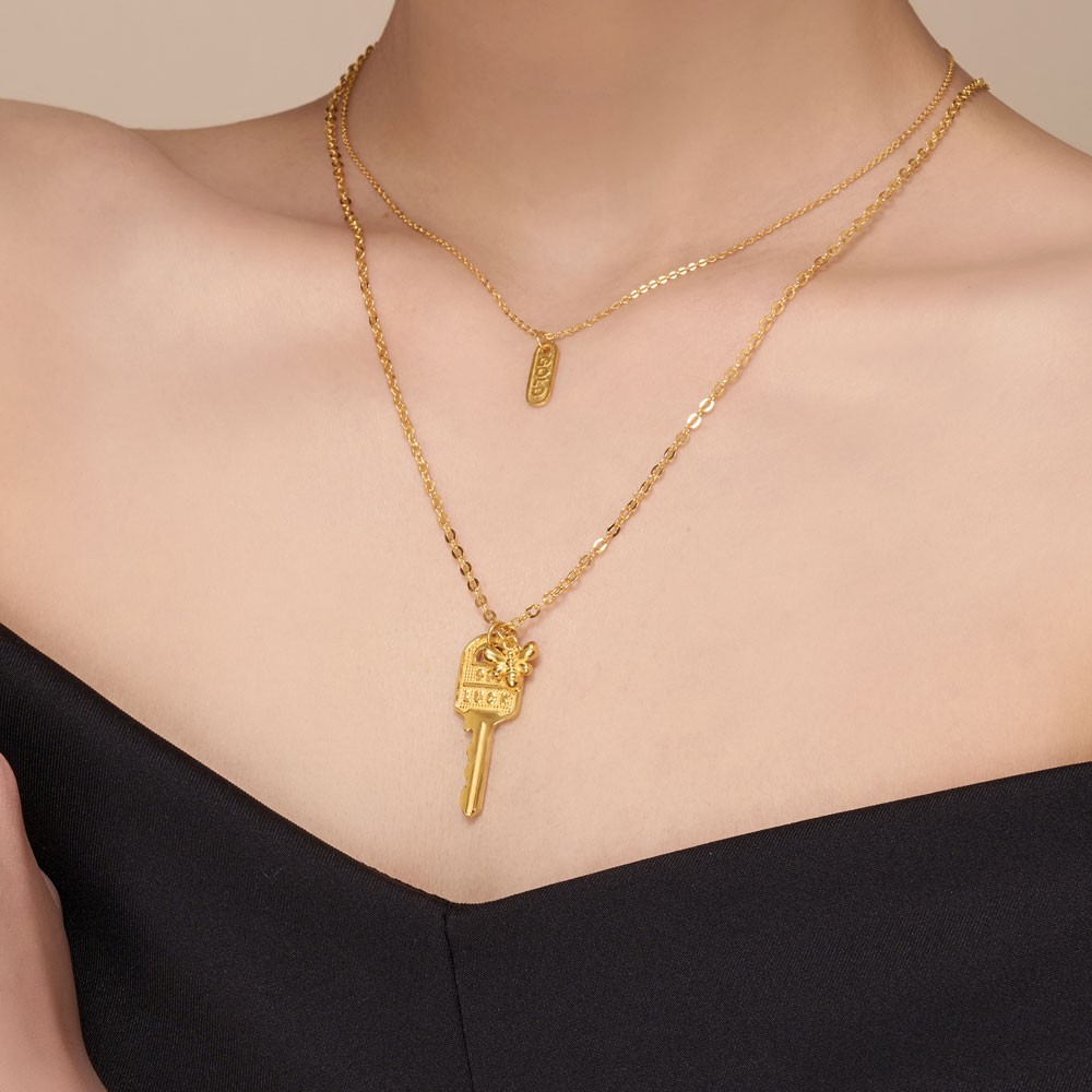 레이어드 럭 키 꿀벌 목걸이 요약정보 및 구매